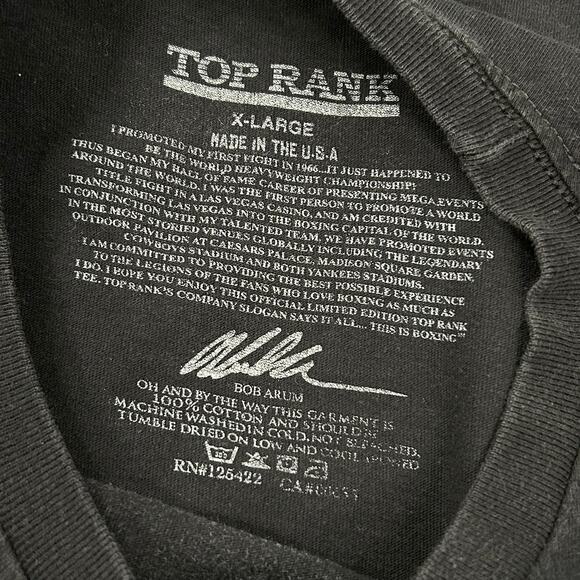 2010 Pacquiao VS Margarito Cowboys Stadium Boxing Tee T Shirt Size XL B4 - Picture 3 of 5